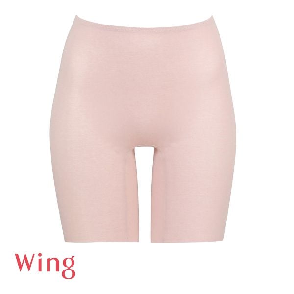 ワコール Wacoal ウイング Wing 綿の贅沢オーガニック フラット 3分丈ボトム M L LL 吸汗速乾 抗菌防臭 シームレス ひびきにくい