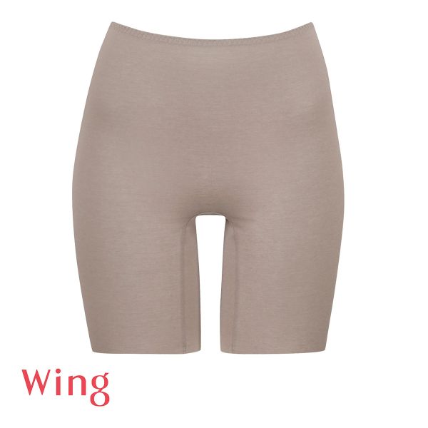 ワコール Wacoal ウイング Wing 綿の贅沢オーガニック フラット 3分丈ボトム M L LL 吸汗速乾 抗菌防臭 シームレス ひびきにくい