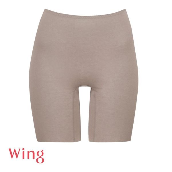 ワコール Wacoal ウイング Wing 綿の贅沢オーガニック フラット 3分丈ボトム M L LL 吸汗速乾 抗菌防臭 シームレス ひびきにくい