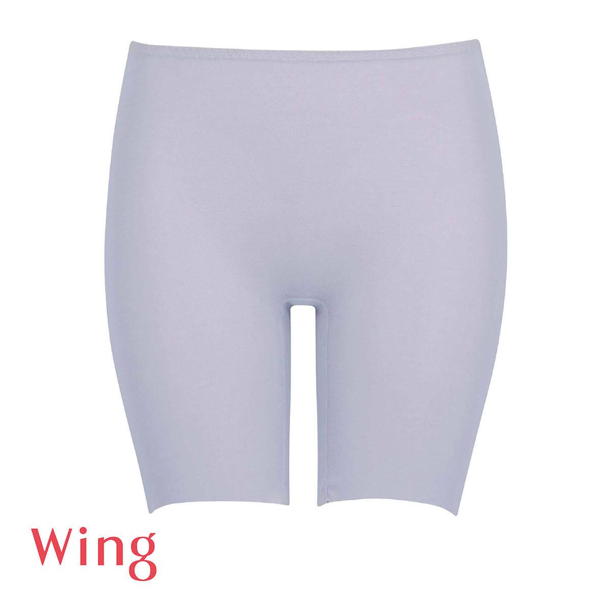 ワコール Wacoal ウイング Wing 綿の贅沢オーガニック フラット 3分丈ボトム M L LL 吸汗速乾 抗菌防臭 シームレス ひびきにくい(PUG-パープルグレー-M)