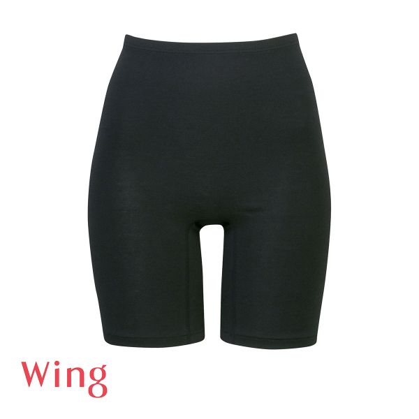 ワコール Wacoal ウイング Wing 綿の贅沢オーガニック ボトムス 3分丈 あったかインナー オーバーパンツ 肌側綿100％ 抗菌防臭加工