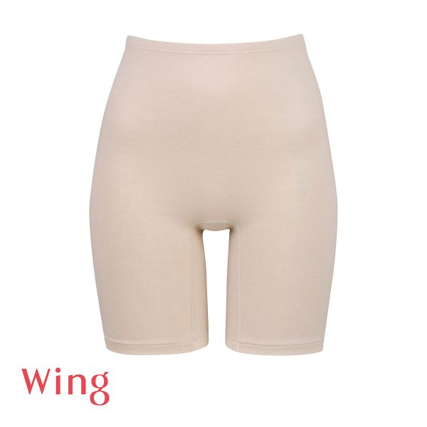 ワコール Wacoal ウイング Wing 綿の贅沢オーガニック ボトムス 3分丈 あったかインナー オーバーパンツ 肌側綿100％ 抗菌防臭加工