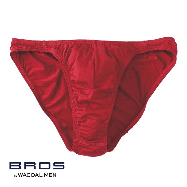 ブロス バイ ワコールメン BROS by WACOAL MEN 立体フロントで、快適キープ ハイレッグブリーフ ビキニ 定番 メンズ SML 前とじ GF2401