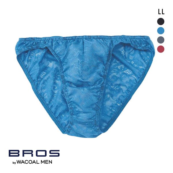 ブロス バイ ワコールメン レースブリーフ LL メンズ 前とじ ノーマル丈 通気性 BROS by WACOAL MEN GF2441