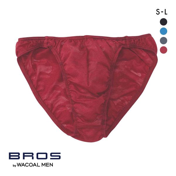 ブロス バイ ワコールメン レースブリーフ SML メンズ 前とじ ノーマル丈 通気性 BROS by WACOAL MEN
