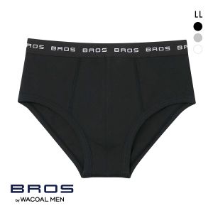 ブロス バイ ワコールメン ブリーフ 綿混 前閉じ ウエストゆったり 立体フロント LL BROS by WACOAL MEN
