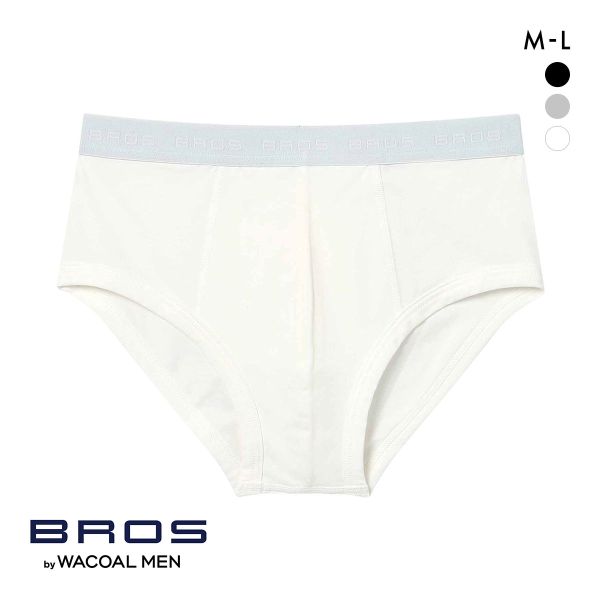 ブロス バイ ワコールメン ブリーフ 綿混 前閉じ ウエストゆったり 立体フロント ML BROS by WACOAL MEN