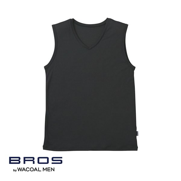 ブロス バイ ワコールメン BROS by WACOAL MEN ムレからの開放 V首 スリーブレス シャツ べたつきにくいさらさらインナー ML