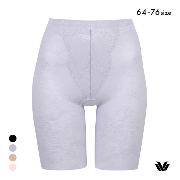 ワコール Wacoal エバーシック EverChic はきごこちやわらか、ラクにフィット GRC430 ガードル ロング 補正下着 ジャストウエスト