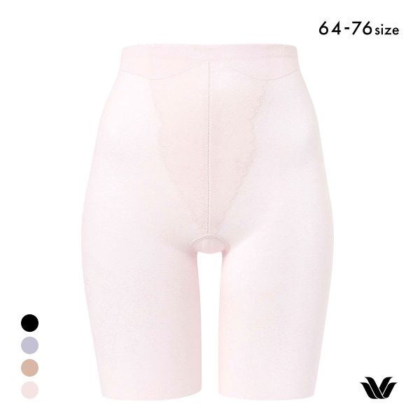 ワコール Wacoal エバーシック EverChic はきごこちやわらか、ラクにフィット GRC430 ガードル ロング 補正下着 ジャストウエスト