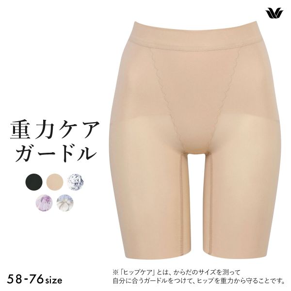 ワコール Wacoal 重力に負けないヒップケアガードル GRC623 ガードル ロング ジャストウエスト 補整 補正