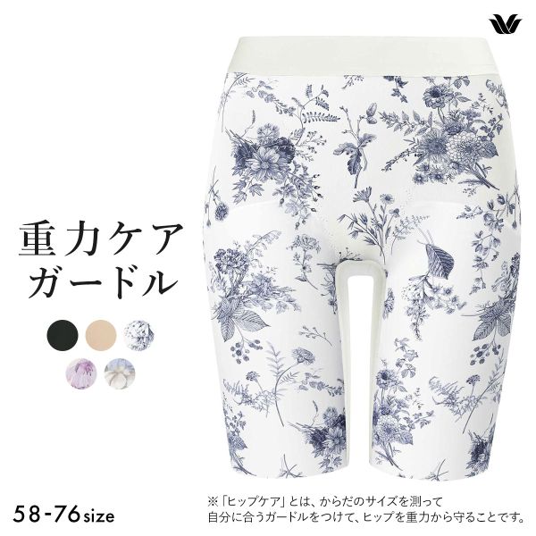 ワコール Wacoal 重力に負けないヒップケアガードル GRC623 ガードル ロング ジャストウエスト 補整 補正