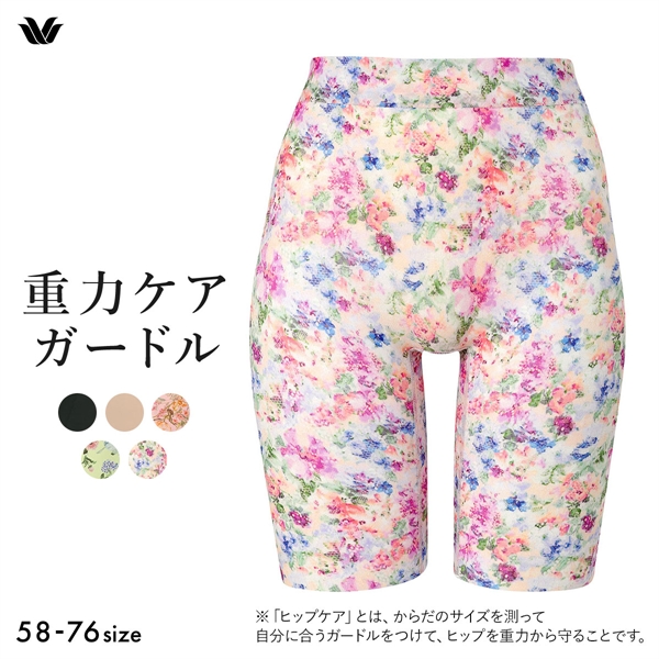 ワコール Wacoal 重力に負けないヒップケアガードル GRC623 ガードル ロング ジャストウエスト 補整 補正
