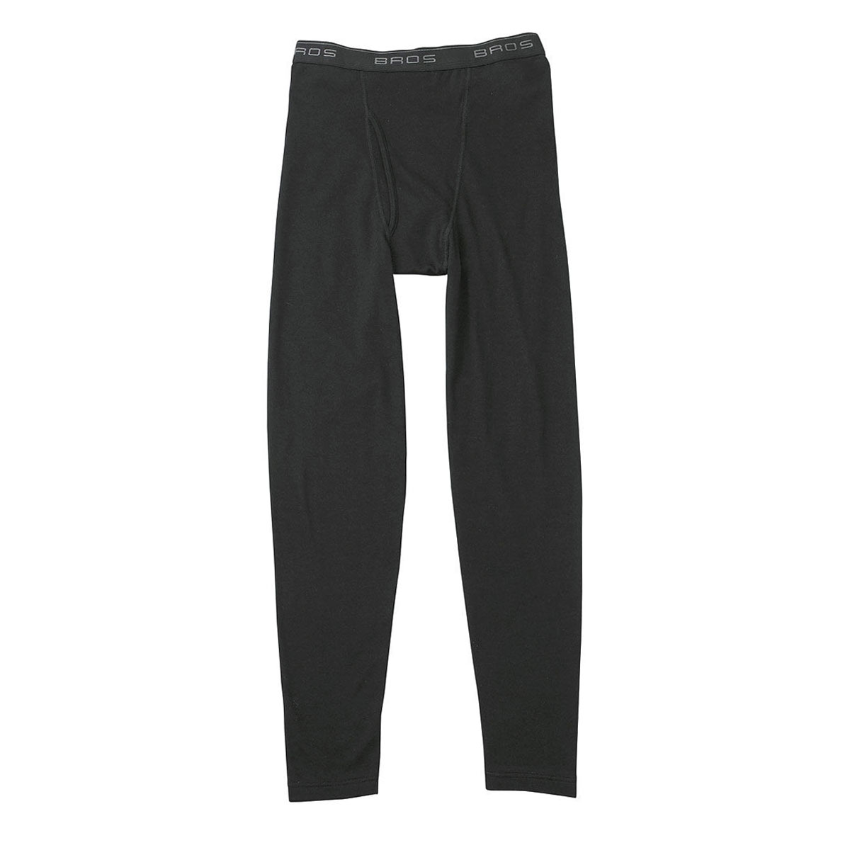 ブロス バイ ワコールメン BROS by WACOAL MEN BROS随一の保温性 足首丈パンツ インナー メンズ 前開き LL 肌側起毛(BK-ブラック-LL)