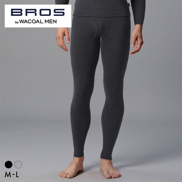 ブロス バイ ワコールメン SILKY THERMO 足首丈ボトム あったかインナー メンズ 前開き ML GS6600 下着 BROS by WACOAL MEN