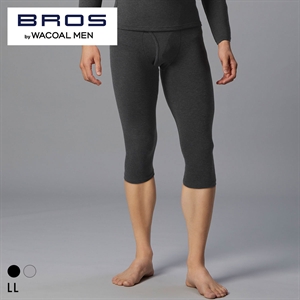 ブロス バイ ワコールメン SILKY THERMO ひざ下丈ボトム あったかインナー メンズ 前開き LL GS6610 下着 BROS by WACOAL MEN BROS