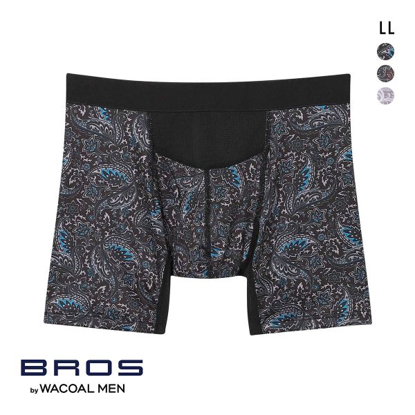 ブロス バイ ワコールメン ダブルエアスルー ボクサーパンツ LL 前開き ムレ軽減 ウエストゆったり BROS by WACOAL MEN
