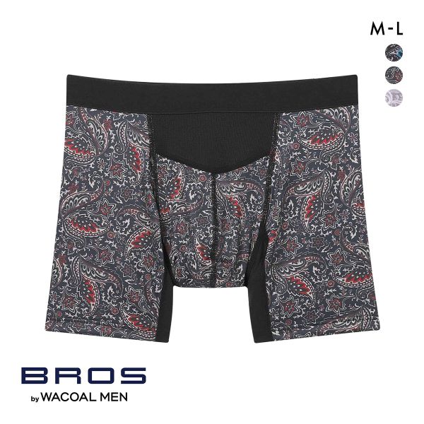 ブロス バイ ワコールメン ダブルエアスルー ボクサーパンツ ML 前開き ムレ軽減 ウエストゆったり BROS by WACOAL MEN