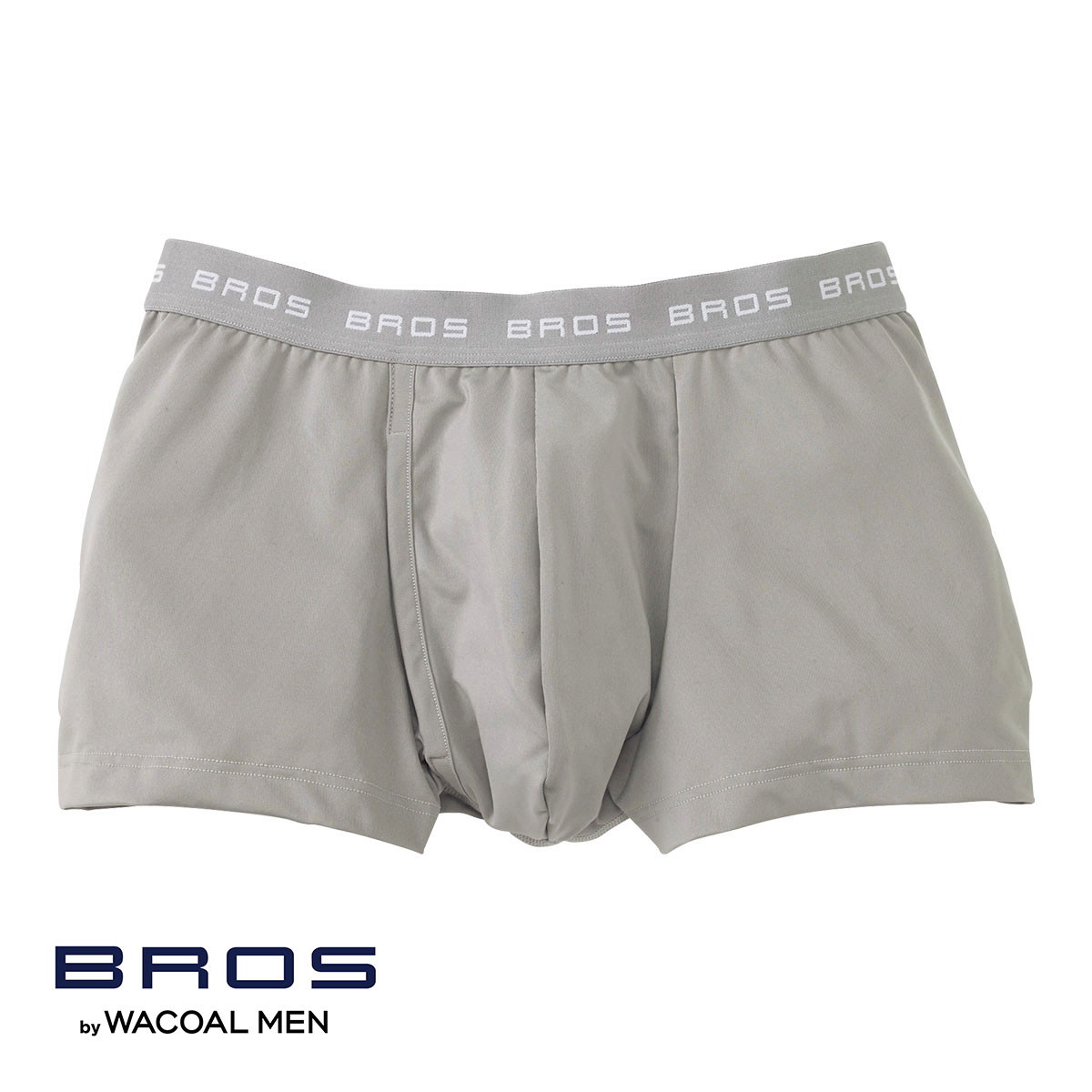 ブロス バイ ワコールメン BROS by WACOAL MEN フロント快適設計 ボクサーパンツ LL 前開き 環境配慮素材 吸汗速乾(GY-グレー-LL)