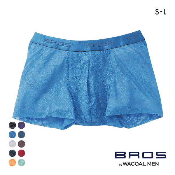 ブロス バイ ワコールメン BROS by WACOAL MEN レースボクサー ボクサーパンツ GT3340 SML メンズ 前とじ ノーマル丈