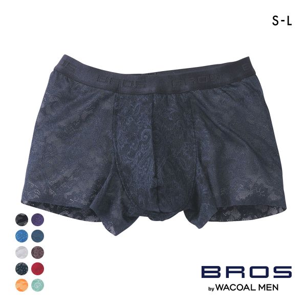 ブロス バイ ワコールメン BROS by WACOAL MEN レースボクサー ボクサーパンツ GT3340 SML メンズ 前とじ ノーマル丈