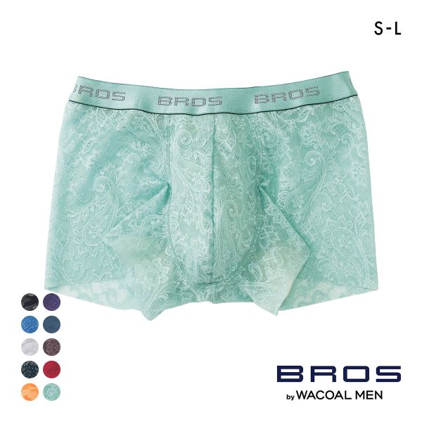 ブロス バイ ワコールメン BROS by WACOAL MEN レースボクサー ボクサーパンツ GT3340 SML メンズ 前とじ ノーマル丈
