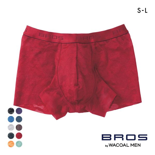 ブロス バイ ワコールメン BROS by WACOAL MEN レースボクサー ボクサーパンツ GT3340 SML メンズ 前とじ ノーマル丈