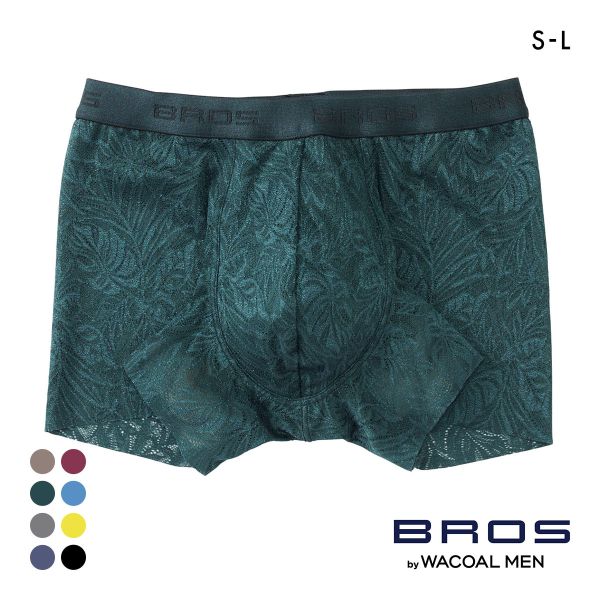 ブロス バイ ワコールメン BROS by WACOAL MEN レースボクサー ボクサーパンツSML メンズ 前閉じ ノーマル丈 GT3341