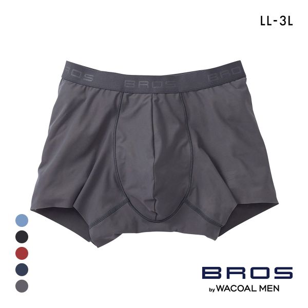 ブロス バイ ワコールメン BROS by WACOAL MEN 動きにフィット！キモチイイパンツ ボクサーパンツ LL 3L 前閉じ 吸汗速乾