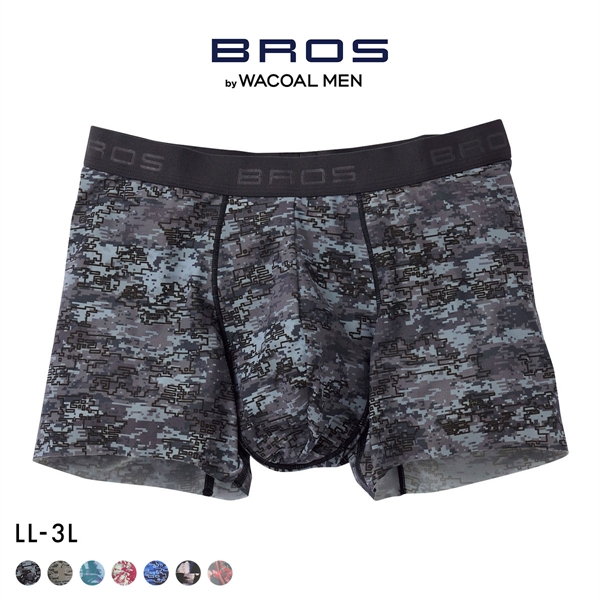 ブロス バイ ワコールメン BROS by WACOAL MEN 動きにフィット！キモチイイパンツ ボクサーパンツ LL 3L 前閉じ 吸汗速乾 GT3371