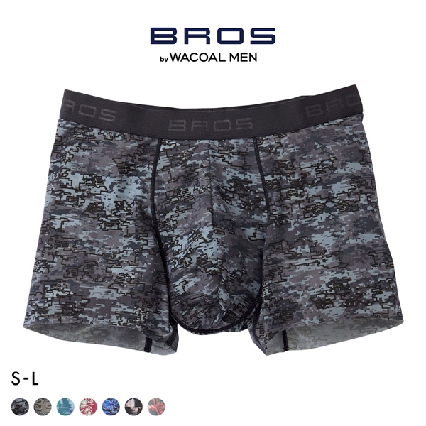 ブロス バイ ワコールメン BROS by WACOAL MEN 動きにフィット！キモチイイパンツ ボクサーパンツ SML 前閉じ 吸汗速乾 GT3371