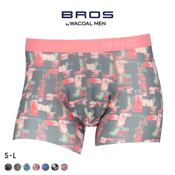ブロス バイ ワコールメン BROS by WACOAL MEN 動きにフィット！キモチイイパンツ ボクサーパンツ SML 前閉じ 吸汗速乾 GT3371