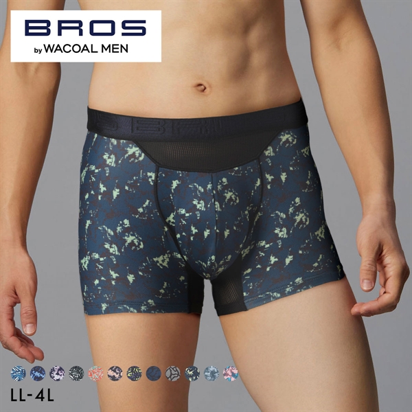ブロス バイ ワコールメン BROS by WACOAL MEN AIR VENT BOXERS フロント快適グラマラス ボクサーパンツ LL 前閉じ 吸汗速乾