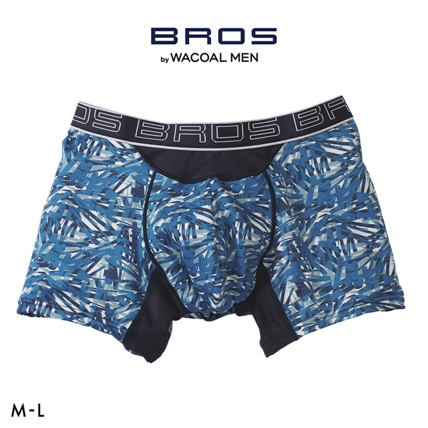 ブロス バイ ワコールメン BROS by WACOAL MEN AIR VENT BOXERS フロント快適グラマラス ボクサーパンツ ML 前閉じ 吸汗速乾
