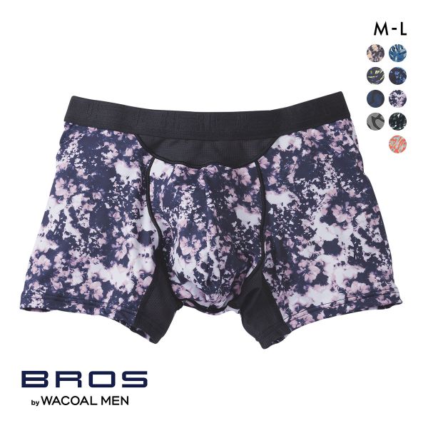 ブロス バイ ワコールメン BROS by WACOAL MEN AIR VENT BOXERS フロント快適グラマラス ボクサーパンツ ML 前閉じ 吸汗速乾