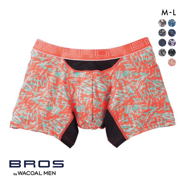 ブロス バイ ワコールメン BROS by WACOAL MEN AIR VENT BOXERS フロント快適グラマラス ボクサーパンツ ML 前閉じ 吸汗速乾