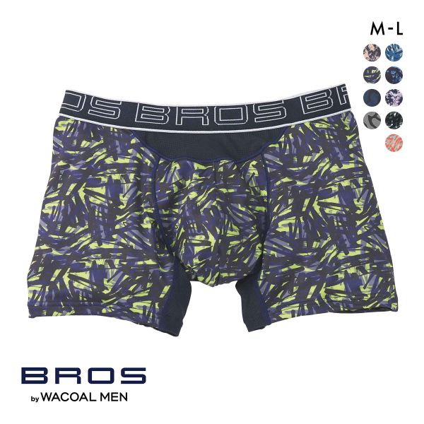 ブロス バイ ワコールメン BROS by WACOAL MEN AIR VENT BOXERS フロント快適グラマラス ボクサーパンツ ML 前閉じ 吸汗速乾