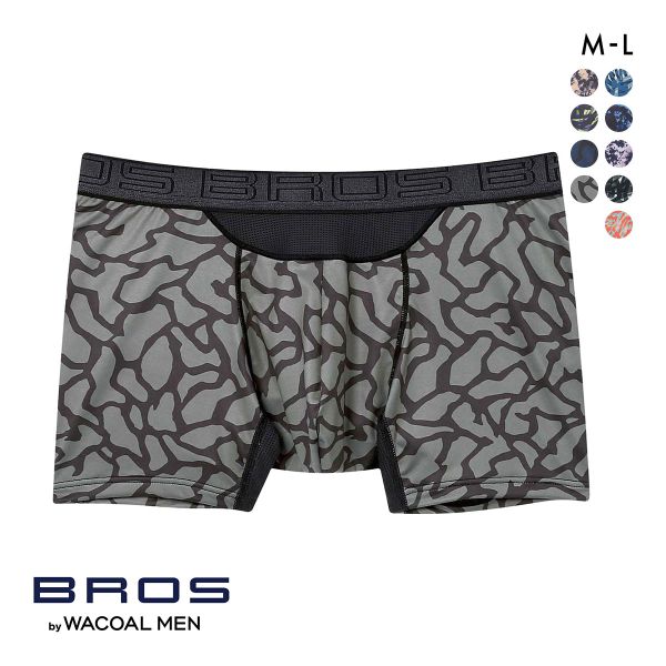 ブロス バイ ワコールメン BROS by WACOAL MEN AIR VENT BOXERS フロント快適グラマラス ボクサーパンツ ML 前閉じ 吸汗速乾