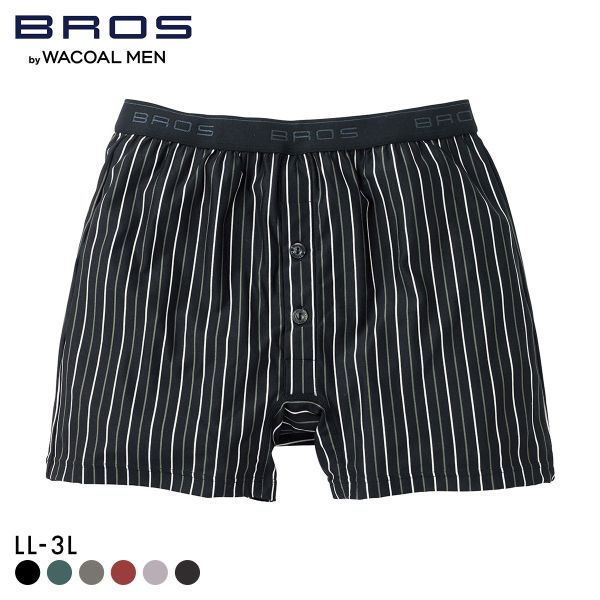 ブロス バイ ワコールメン しめつけすぎず、ダブつかない フィットトランクス LL3L 前開き 伸縮性 BROS by WACOAL MEN