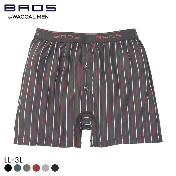ブロス バイ ワコールメン しめつけすぎず、ダブつかない フィットトランクス LL3L 前開き 伸縮性 BROS by WACOAL MEN