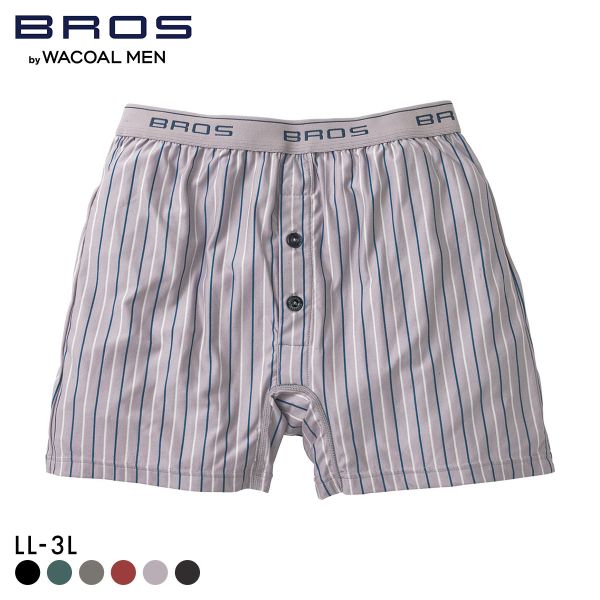 ブロス バイ ワコールメン しめつけすぎず、ダブつかない フィットトランクス LL3L 前開き 伸縮性 BROS by WACOAL MEN