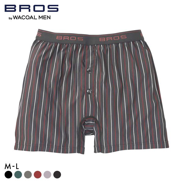 ブロス バイ ワコールメン フィットトランクス しめつけすぎず、ダブつかない 伸縮性 ML 前開き BROS by WACOAL MEN