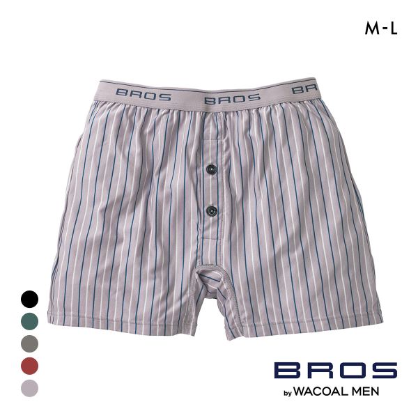 ブロス バイ ワコールメン フィットトランクス しめつけすぎず、ダブつかない 伸縮性 ML 前開き BROS by WACOAL MEN