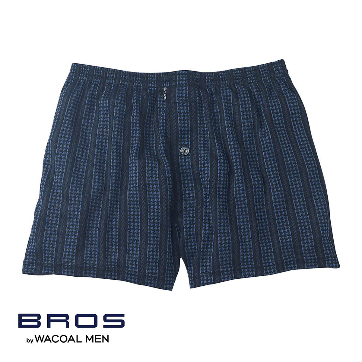 ブロス バイ ワコールメン BROS by WACOAL MEN トランクス ニット NATURAL ORIGIN TRUNKS LL ジャストウエスト 前開き(BU-ブルー-LL)
