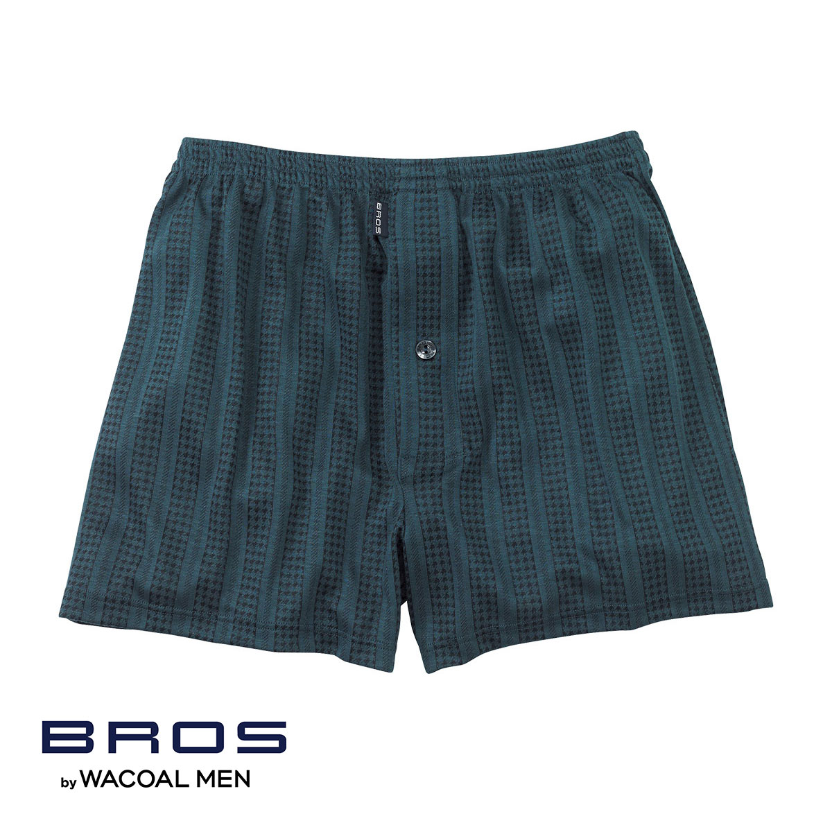ブロス バイ ワコールメン BROS by WACOAL MEN トランクス ニット NATURAL ORIGIN TRUNKS LL ジャストウエスト 前開き(OV-オリーブ-LL)