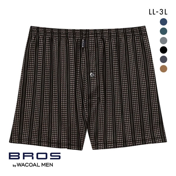 ブロス バイ ワコールメン BROS by WACOAL MEN トランクス ニット NATURAL ORIGIN TRUNKS LL ジャストウエスト 前開き