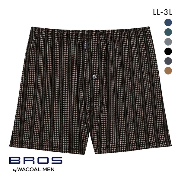 ブロス バイ ワコールメン BROS by WACOAL MEN トランクス ニット NATURAL ORIGIN TRUNKS LL ジャストウエスト 前開き