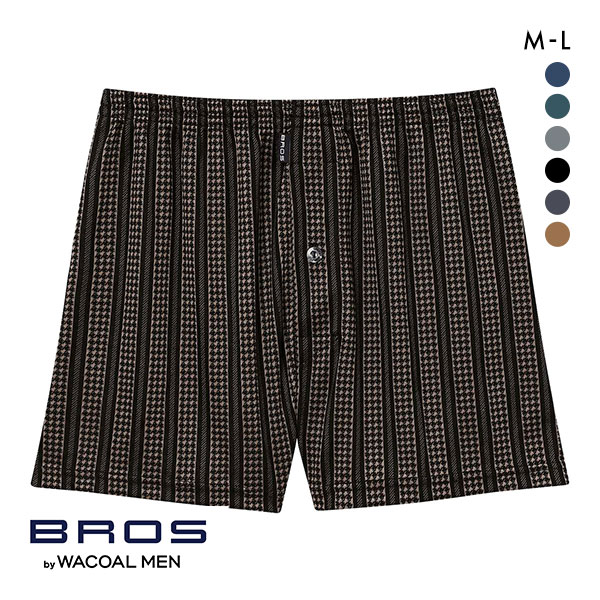 ブロス バイ ワコールメン BROS by WACOAL MEN トランクス ニット NATURAL ORIGIN TRUNKS ML ジャストウエスト 前開き