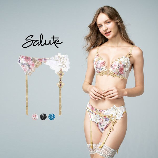 ワコール サルート 17グループ 17G ガーターベルト M ランジェリー Wacoal Salute GTJ617 25SSブルーム