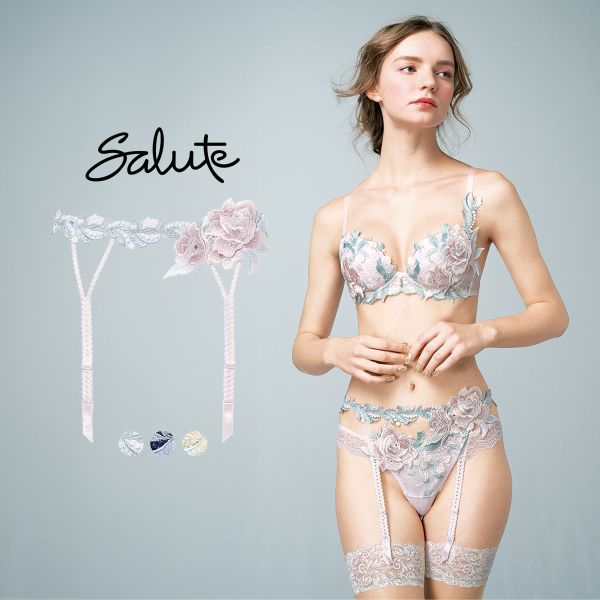 ワコール サルート 22グループ 22G ガーターベルト ランジェリー M Wacoal Salute GTJ622 25AW先行プレステージ